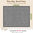 Baby Play Mat for Floor, 1.3'' Thick Memory Foam Tummy Time Mat - Super Soft Coral Velvet Nursery Rug with Non-Slip Backing, Crawling Rug for Toddlers/Infants, Yoga & Tatami Use, 59''x79'' by TinyTreasures Baby Boutique