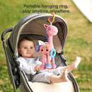 TUMAMA Baby Plush Hanging Rattle Toys, Crib Car Seat Travel Stroller Playmat Soft Plush Toy with Wind Chimes, Best Birthday Gift for Newborn 0-12 Months by TinyTreasures Baby Boutique