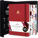 Clever Fox Planner Premium Edition – Undated Luxurious Weekly & Monthly Planner to Increase Productivity and Hit Your Goals – Organizer – Start Anytime, A5, Lasts 1 Year, Red (Weekly) by TinyTreasures Baby Boutique