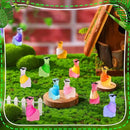 Poen 50 Pcs Resin Miniature Alpaca Figurines Glow in Dark Luminous Mini Animals Alpaca Llama for Garden Landscape Aquarium Dollhouse Decor(Elegant Style) by GreenHaven Gardens