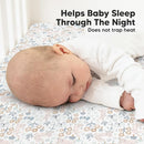 KeaBabies 2-Pack Organic Crib Sheets for Boys, Girls - 52x28 Fitted Crib Mattress Sheet Neutral, Breathable Jersey Cotton Cover for Baby Bed, Toddler Mattress, Soft & Cute Prints (Prairie) by TinyTreasures Baby Boutique