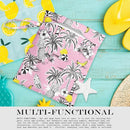 Wet Bag, Wet Dry Bag, Wet Bag for Swimsuit, Travel, Beach, Pool, Diapers, Dirty Yoga Gym Clothes, Makeup Bag, Waterproof Tropical Palm Leaves Decor Jungle Palm Leaf Favors by TinyTreasures Baby Boutique