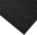 fani Heavy Duty Large Outdoor Indoor Entrance Black Doormat Waterproof Low Profile Entrance Rug Front Door Mat Patio Anti-Skid Rubber Back, 35x72 inch (Black) by GreenHaven Gardens