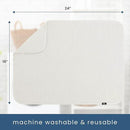 S&T INC. Dish Drying Mat XL, 18” x 24”, Absorbent Microfiber Kitchen Counter Mat, Dish Drying Pad for Dishes, Utensils, Pots and Pans, Extra Large, Cream by CozyNest Decor