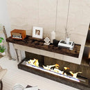 Floating Shelves 48 Inch Long, 12 Inch Deep Floating Shelves for Wall, 48 x 12 Large Wall Shelves for Home Storage & Display, 2" Thicked Floating Shelf for Bedroom, Living Room, Rustic Brown, 1 Pack by CozyNest Decor