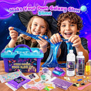Magic Galaxy Slime Kit for Kids 6-12, DIY Butter Slime Making Kit with Glitter Powder, Galaxy Stickers & Dark Matter Creative Sensory Toys, Fun Birthday Gift for 6-12 Year Olds Girls Boys by TinyTreasures Baby Boutique