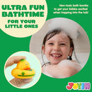 JOYIN 30 Pcs Rubber Ducks, Random Assortment Ducks Bulk with Mesh Carry Bag, Mini Rubber Duckies for Baby Bath Toys, Kids Toddler Summer Pool Toys Birthday Gifts Party Favors by TinyTreasures Baby Boutique