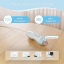 Baby Nail Trimmer Electric, 15 in 1 Baby Nail Clippers for Gentle Nail Care, Rechargeable Baby Nail File Electric with Light &15 Grinding Pads for Infant Toddler, Blue by TinyTreasures Baby Boutique