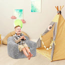 ALIMORDEN Kids Ultra-Soft Snuggle Foam Filled Chair, Glow-in-The-Dark Dinosaurs Fossil Pattern Toddler Cuddly Sherpa Reading Couch for Boys and Girls by CozyNest Decor