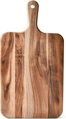 Acacia Wood Cutting Board - Wooden Kitchen Cutting Board for Meat, Cheese, Bread,Vegetables &Fruits- Charcuterie Board Cheese Serving Board with Handle,16" x 8.6” by CozyNest Decor