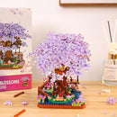 Cherry Blossom Bonsai Tree Mini Micro Building Set, Japanese Sakura Tree House Model Sets for Adults, Flowers House Mini Bricks Building Kit, Creative Gift Toys for Kids 12-14 (2200PCS) by GreenHaven Gardens