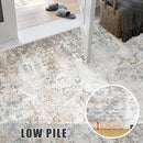 6x9 Area Rug Living Room Rug: Washable Modern Abstract Soft Thin Rug Indoor Floor No Slip Stain Resistant Carpet for Bedroom Dining Room Farmhouse Nursery Home Office - Brown Grey by TinyTreasures Baby Boutique