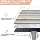 Waterproof Picnic Blanket 80" x 60" in Portable with Carry Strap for Beach Mat or Family Outdoor Camping Party, Park Blanket for Grass Park Hiking Travel, Concerts (Dark Green&White&Orange, 80" x 60") by TinyTreasures Baby Boutique