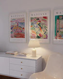 HAUS AND HUES White Poster Frames 24 X 36 Inches - Set of 3 Large Picture 24x36, Frame Sets for Wall Collage 24x36 Wood, Gallery 24x36 (White Oak Frame) 24x36 in by CozyNest Decor