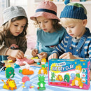 ifergoo Air Dry Clay for Kids - Animal Modeling Clay Kit, 6 Animal Designs with Sculpting Tools & Tutorials, Ultra Light & Soft, Arts & Crafts DIY Creative Toys, Gifts for Age 3-12 Girls & Boys by TinyTreasures Baby Boutique