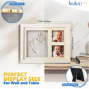 Bubzi Co Baby Footprint Kit, Baby Foot and Hand Print Kit, Baby Keepsake Frame, Nursery Pictures Frames, Hand Print Mold Kit, New Mom Gifts, Baby Newborn Essentials Must Haves, Baby Shower Gifts by TinyTreasures Baby Boutique