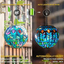 VCUTEKA Hanging Solar Lanterns Mosaic Solar Lights with Hook Up, Outdoor Garden Lights Decor for Yard Tree Fence Patio by GreenHaven Gardens