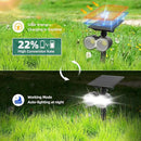 Barrina Solar Spot Lights Outdoor, 360° Horizontal Adjustable, 24 LEDs Solar Spotlights Outdoor Waterproof, 6500K 3 Modes, Solar Powered Garden Lights for Outside Landscape Yard, Auto On/Off, 4 Pack by GreenHaven Gardens