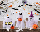Halloween Decorations - Set of 3 Cute Spooky Ghosts Crafts - Ghost Decorations Indoor Halloween Decor for Party Table Home Room Kitchen Office by CozyNest Decor