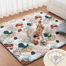 Blissful Diary Baby Play Mats for Floor, 59x59 Inch Thicker Foam Playmats for Babies and Toddlers, Soft Cushioning Baby Playpen Mat, Modern Abstract by TinyTreasures Baby Boutique