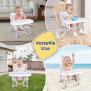 Portable Baby Booster Seat with Tray, Toddler Booster seat for Dining, Camping, Travel, Baby Beach Chair 6 Months to 3 Years Old Indoor Outdoor Use CH2407 by TinyTreasures Baby Boutique