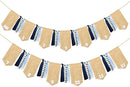 pinkblume 1st Birthday Burlap Photo Banner Garland Handmade Felt from Newborn to 12 Months with Dusty Blue Gray Ribbon for Baby Boy Girl Monthly Milestones First Birthday Party Decoration Supplies by TinyTreasures Baby Boutique