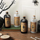 Uiifan 31 Pcs Halloween Potion Bottles Set Including Glass Apothecary Bottles with Cork Stickers and Pendants Halloween Decorations Indoor Party Supplies(White, Black,16 oz) by CozyNest Decor