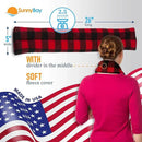 SunnyBay Microwave Heating Pad for Neck and Shoulders, Versatile Bean Bag Moist Heating Pad, Microwavable Neck Wrap and Cool Pack for Deep Pain Relief, Weighted Hot or Cold Therapy (Buffalo) by CozyNest Decor