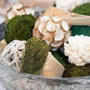 ANDALUCA Decorative Moss Balls Natural Bowl Filler Home Decor (Green Moss) by CozyNest Decor