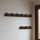 SKOLOO 36-Inch Wood Burnt Coat Rack Wall Mount with 6 Triple Hooks - Ideal for Family Entrances, Classrooms, and Pet Supplies Storage - Perfect Coat Hooks for Wall by CozyNest Decor