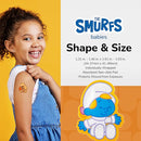 BioSwiss Bandages, The Smurfs Baby Smurf Shaped Self Adhesive Bandage, Latex Free Sterile Wound Care, Fun First Aid Kit Supplies for Kids and Adults, 50 Count Case by TinyTreasures Baby Boutique