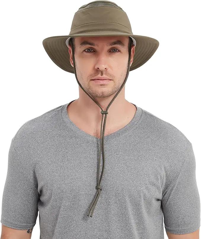 Cimarron Wide Brim Safari Sun Hat for Women & Men – UPF 50+ Outdoor Fishing Hat | Hiking, Running Travel Sun Protection Hat, photo 6 of 8