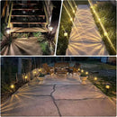 XMCOSY+ Solar Garden Lights Waterproof - 20 LM Solar Pathway Lights, Water Lens Glass Outdoor Lighting for Garden Yard Walkway Driveway Landscape (Warm White) by GreenHaven Gardens