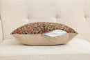 Charlotte Home Furnishings Pimpernel Tobacco Brown Floral Throw Pillow Cover 18” x 18” – Botanical Tapestry Cushion Cover for Sofa or Bed | Jacquard Woven in Europe | Insert Not Included by CozyNest Decor