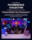 POCOCO Galaxy Star Projector for Bedroom with Replaceable Optical Film Discs, Home Planetarium Night Light Projector with High-Definition Soft Light for Relax, Study, and Meditate, Stress Relief Gifts by TinyTreasures Baby Boutique