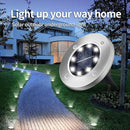 Aogist Solar Ground Lights 12 Packs, 8 LED Solar Garden Lights, Outdoor Solar Disk Lights, In-ground Outdoor Landscape Lights for Pathway Yard Walkway Patio Lawn Path (Cold White) by GreenHaven Gardens
