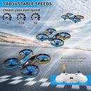 Mini Drones for Kids - RC Drone with Auto Hovering and Headless Mode, Quadcopter with LED Light, Propeller Full Protect, 3D Flips, 3 Batteries, Remote Control, Best Toys Gifts by TinyTreasures Baby Boutique