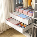 DIMJ Drawer Organizer Clothes 15 Pack - Foldable Dresser Organizer for Nursery, Bedroom, Closet - Pink Dividers for Baby Clothes, Underwear, Clothing, Sock, Belt, Tie by CozyNest Decor