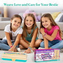 Friendship Bracelet Making Kit with Storage Box,DIY String Bracelet Arts and Craft for Girls Aged 8-12,Kids' Travel Activity Toy Set,Easter Birthday Gifts for Ages 6 7 8 9 10 11 12 Year Old Blue by TinyTreasures Baby Boutique