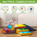 Toddler Foam Climbing Set Indoor - Kids Climb & Crawl Soft Activity Playset - Toddler Climber Gymnastics Equipment for Walking in Balance by TinyTreasures Baby Boutique