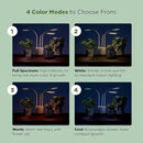AeroGarden Trio Grow Light for Indoor Plants, Grow Live Plants Anywhere in The Home, Adjustable Light Modes, Black by GreenHaven Gardens