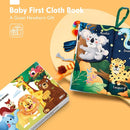 hahaland Baby Books 0-6 Months, Infant Tummy Time Toy High Contrast Sensory Toys 6 to 12 Months Touch Feel Book Babies Travel Toy Gifts for Boy Girl 0-3 Month Baby Shower Birthday Gifts (Single Book) by TinyTreasures Baby Boutique