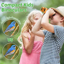 Hiboom 8 Set Kids Binoculars Bulk Shockproof Folding Children Mini Compact Binoculars Compass Magnifying Glass for 3-12 Years Boys Girls Kids Bird Watching Camping Outdoor Play by TinyTreasures Baby Boutique