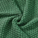 Joydeco Chunky Cable Knit Throw Blanket, Lightweight 100% Cotton Soft Cozy Throw Twin Blanket for Couch Bed and Sofa, Rustic Breathable Farmhouse Blanket Gift for Women Men(Olive Green, 60"x80") by CozyNest Decor