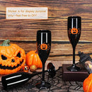 XUWAIDSGN Acrylic Champagne Flutes Toasting Glasses Unbreakable Mimosa Bar Reusable Wine Glasses Vintage Champagne Flutes Stemmed Drinking Cups 5.4 OZ for Christmas Birthday (100, Black) by CozyNest Decor