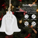 Baby Handprint Footprint Keepsake Ornament Kit, Personalized Baby Foot Printing Kit for Newborn Clay Impression Handmade DIY Imagination to Create by TinyTreasures Baby Boutique