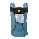 LÍLLÉbaby Complete All Seasons Ergonomic 6-in-1 Baby Carrier Newborn to Toddler - with Lumbar Support - for Children 7-45 Pounds - 360 Degree Baby Wearing - Inward & Outward Facing - Tiled Bluestone by TinyTreasures Baby Boutique