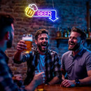 Beer Neon Signs Led Beer Neon Sign for Wall Decor Dimmable Bar Led Sign Neon Sign for Man Cave Bedroom Home Bar Shop Pub Bistro Party Game Room Decor Gifts by CozyNest Decor