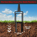 FLORA GUARD Long Handle Bulb Planter Tool, Standing Gardening Bulb Transplanter, Turf Remover Lawn Inserter - for Digging Holes by GreenHaven Gardens