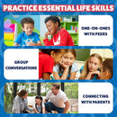 ThinkPsych Chat Chains Expansion Pack - Counseling Games & Therapy Games for Teens - Social Skills Games for Kids, Play Therapy Toys, Speech Therapy Games - Ages 8-99 by TinyTreasures Baby Boutique